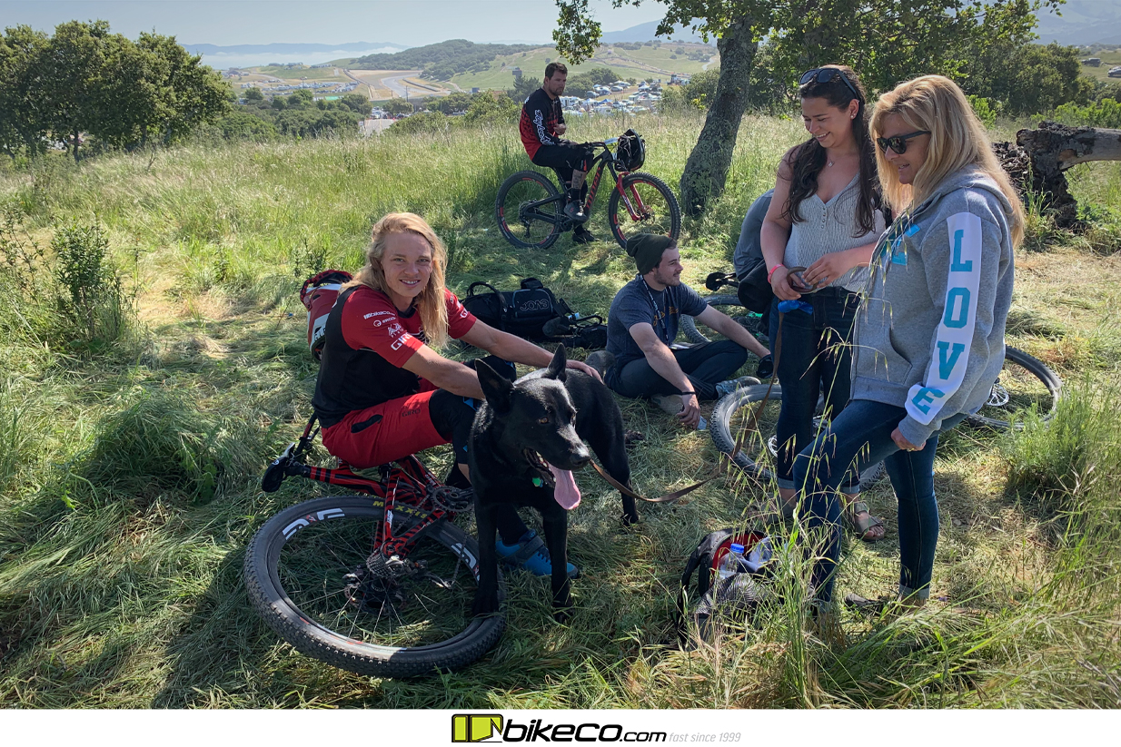 2019 Sea Otter Classic Cody Kelley dogs and family