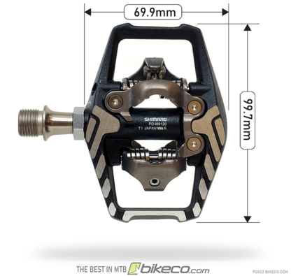 Shimano XTR M9120 Pedal Dimensions