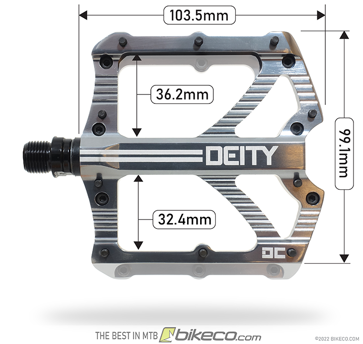 Deity Bladerunner Pedal Dimension