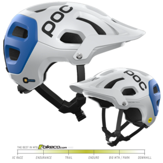 POC Tectal Race MIPS Hydrogen White Opal Blue Metallic Helmet